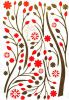 Abstract Flower - Wall Decals Stickers Appliques Home Dcor