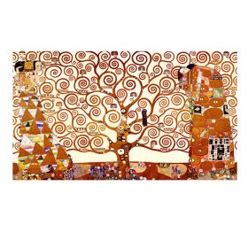 Hot sell Gustav Klimt Tree of Life Oil Painting on Canvas Posters and  Modern Wall Art Pictures For Living Room No Frame (size: 90X120cm)