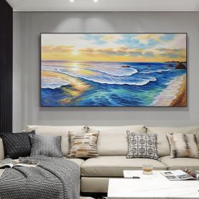 Abstract Landscape Oil On Canvas Handmade Picture Wall Art Modern Home Hotel Office Decoration Hand Painted Artwork (size: 150X220cm)