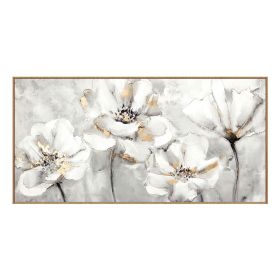 100% Hand Painted Abstract Flower Art Oil Painting On Canvas Wall Art Frameless Picture Decoration For Live Room Home Decor Gift (size: 90X120cm)